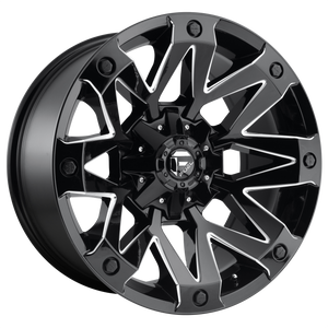 Fuel 1PC D555 AMBUSH 5X139.7/5X150 20X10 -18 GLOSS BLACK MILLED