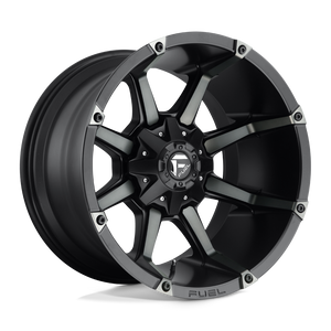 Fuel 1PC D556 COUPLER 8X180 18X9 +1 MATTE BLACK DOUBLE DARK TINT