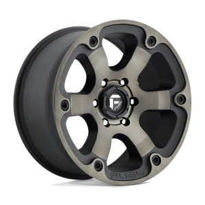 Fuel 1PC D564 BEAST 8X170 20X12 -44 MATTE BLACK DOUBLE DARK TINT
