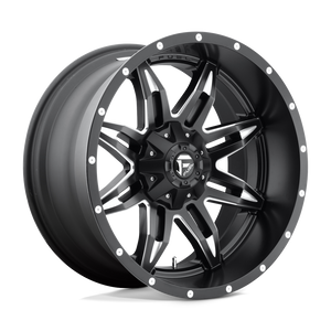 Fuel 1PC D567 LETHAL 8X170 22X11 -24 MATTE BLACK MILLED