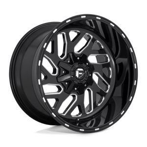 Fuel 1PC D581 TRITON 6X135/6X139.7 20X9 +20 GLOSS BLACK MILLED
