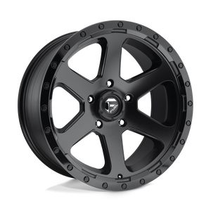 Fuel 1PC D589 RIPPER 5X139.7 20X9 +1 MATTE BLACK GLOSS BLACK LIP