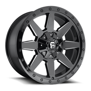 Fuel 1PC D597 WILDCAT 5X139.7/5X150 20X9 +1 GLOSS BLACK MILLED