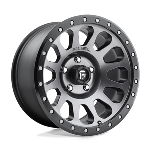 Fuel 1PC D601 VECTOR 8X165.1 18X9 +1 MATTE GUN METAL BLACK BEAD RING