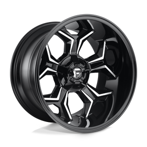 Fuel 1PC D606 AVENGER 6X135/6X139.7 20X12 -44 GLOSS BLACK MILLED