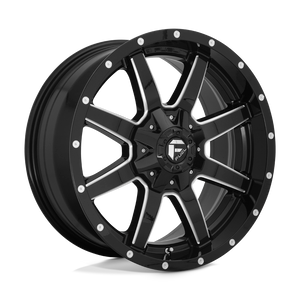 Fuel 1PC D610 MAVERICK 5X139.7/5X150 18X9 +20 GLOSS BLACK MILLED