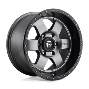 Fuel 1PC D619 PODIUM 5X127 18X9 -12 MATTE GUN METAL BLACK BEAD RING