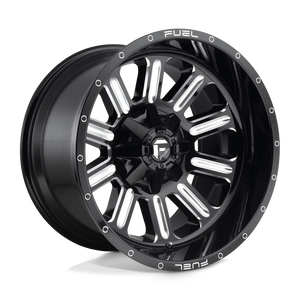 Fuel 1PC D620 HARDLINE 6X120/6X139.7 20X9 +19 GLOSS BLACK MILLED