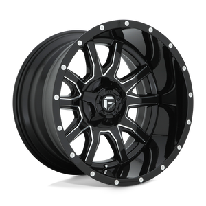 Fuel 1PC D627 VANDAL 5X139.7/5X150 20X12 -43 GLOSS BLACK MILLED