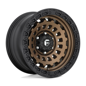 Fuel 1PC D634 ZEPHYR 6X135 18X9 -12 MATTE BRONZE BLACK BEAD RING