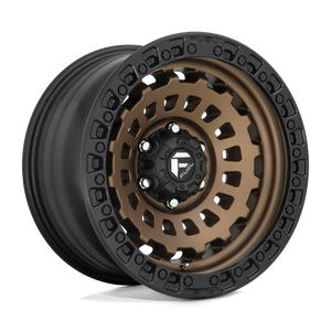 Fuel 1PC D634 ZEPHYR 6X135 18X9 +1 MATTE BRONZE BLACK BEAD RING