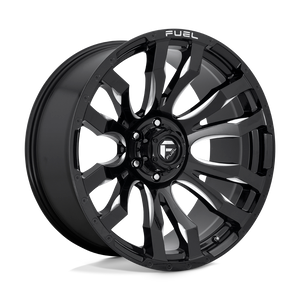Fuel 1PC D673 BLITZ 8X170 20X9 +1 GLOSS BLACK MILLED