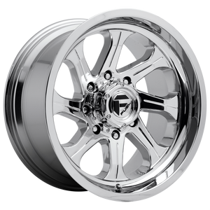Fuel 1PC D677 SEEKER 8X165.1 20X10 -18 CHROME PLATED