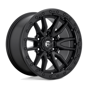 Fuel 1PC D679 REBEL 8X180 22X12 -44 MATTE BLACK