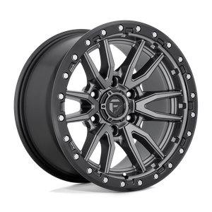 Fuel 1PC D680 REBEL 5X150 18X9 +1 MATTE GUN METAL BLACK BEAD RING