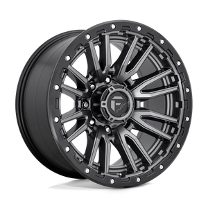 Fuel 1PC D680 REBEL 8X180 20X10 -18 MATTE GUN METAL BLACK BEAD RING