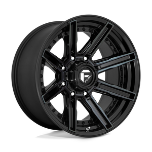 Fuel 1PC D708 ROGUE 8X170 20X10 -18 GLOSS MACHINED DOUBLE DARK TINT