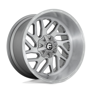 Fuel 1PC D715 TRITON PLATINUM 5X127/5X139.7 26X12 -44 BRUSHED GUN METAL TINTED CLEAR