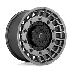 Fuel 1PC D726 MILITIA 8X170 20X10 -18 MATTE ANTHRACITE AND BLACK