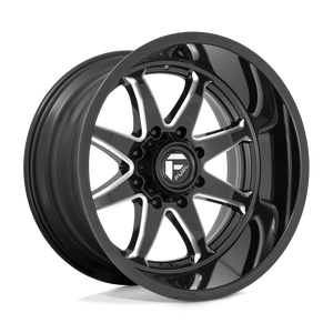 Fuel 1PC D749 HAMMER 8X180 20X9 +1 GLOSS BLACK MILLED
