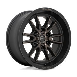 Fuel 1PC D762 CLASH 6X120 18X9 +1 MATTE BLACK DOUBLE DARK TINT