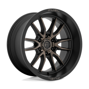 Fuel 1PC D762 CLASH 8X165.1 20X9 +1 MATTE BLACK DOUBLE DARK TINT