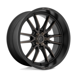 Fuel 1PC D762 CLASH 6X139.7 22X10 -18 MATTE BLACK DOUBLE DARK TINT