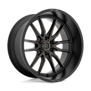 Fuel 1PC D762 CLASH 6X135 24X12 -44 MATTE BLACK DOUBLE DARK TINT