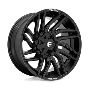 Fuel 1PC D776 TYPHOON 8X170 22X10 -18 GLOSS BLACK