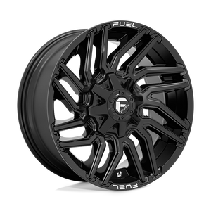 Fuel 1PC D776 TYPHOON 5X114.3/5X127 22X10 -18 GLOSS BLACK