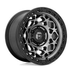 Fuel 1PC D784 UNIT 6X120 17X9 +1 GUNMETAL WITH MATTE BLACK RING