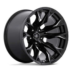 Fuel 1PC D803 FLAME 5X139.7 20X12 -44 GLOSS BLACK MILLED