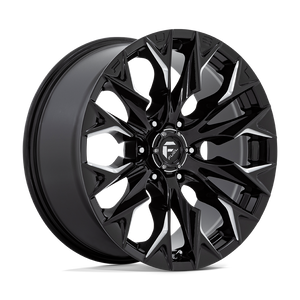 Fuel 1PC D803 FLAME 6X139.7 20X9 +20 GLOSS BLACK MILLED