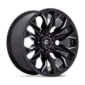 Fuel 1PC D803 FLAME 6X135 20X9 +1 GLOSS BLACK MILLED