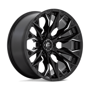 Fuel 1PC D803 FLAME 6X139.7 22X10 -18 GLOSS BLACK MILLED