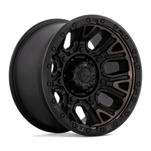 Fuel 1PC D824 TRACTION 5X127 17X9 +1 MATTE BLACK WITH DOUBLE DARK TINT