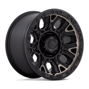 Fuel 1PC D824 TRACTION 6X114.3 17X9 +1 MATTE BLACK WITH DOUBLE DARK TINT
