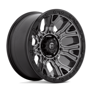 Fuel 1PC D825 TRACTION 6X135 20X10 -18 MATTE GUNMETAL WITH BLACK RING