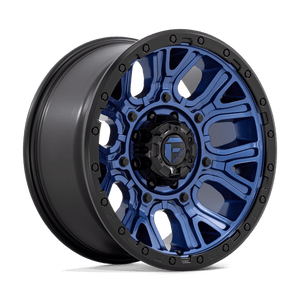Fuel 1PC D827 TRACTION 8X165.1 20X9 +1 DARK BLUE WITH BLACK RING