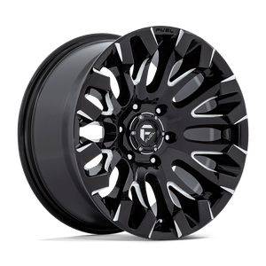 Fuel 1PC D828 QUAKE 6X135 18X9 +1 GLOSS BLACK MILLED