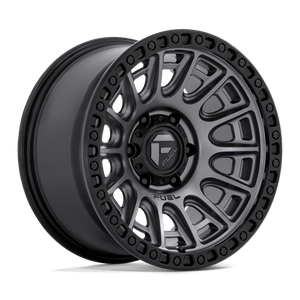 Fuel 1PC D835 CYCLE 5X127 17X9 -12 MATTE GUNMETAL WITH BLACK RING