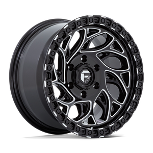 Fuel 1PC D840 RUNNER OR 6X139.7 20X9 +20 GLOSS BLACK MILLED