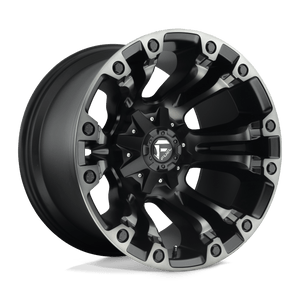 Fuel 1PC D851 VAPOR 5X114.3/5X127 17X9 +1 MATTE BLACK GRAY TINT