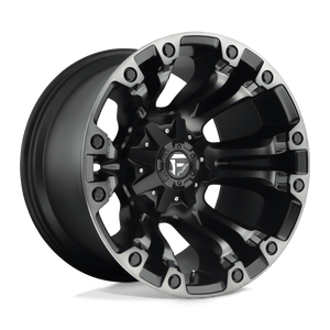 Fuel 1PC D851 VAPOR 5X114.3/5X127 18X9 -12 MATTE BLACK GRAY TINT