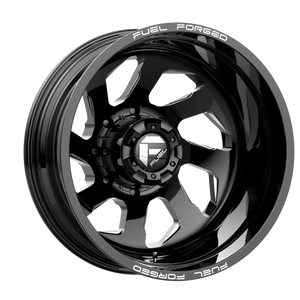 Fuel Mono DD39 FF39D 8X200 20X8.25 -202 GLOSS BLACK MILLED