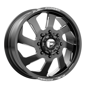 Fuel Mono DD39 FF39D 8X200 22X8.25 +105 GLOSS BLACK MILLED
