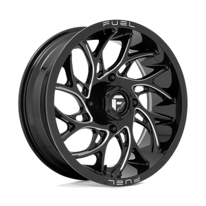 Fuel UTV D741 RUNNER 4X137 18X7 +13 GLOSS BLACK MILLED