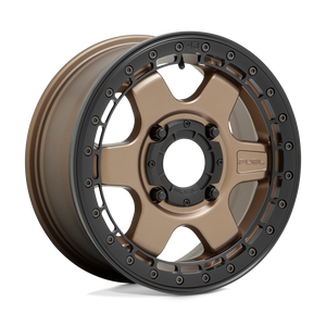 Fuel UTV D924 BLOCK BEADLOCK 4X156 15X6 +38 MATTE BRONZE WITH BLACK RING