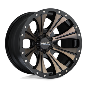 Helo HE901 6X139.7 17X9 -12 SATIN BLACK DARK TINT