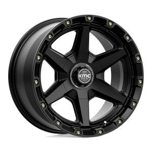 KMC KM101 TEMPO 6X135/6X139.7 20X9 +0 SATIN BLACK